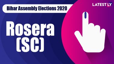 Rosera (SC) Vidhan Sabha Seat in Bihar Assembly Elections 2020: Candidates, MLA, Schedule And Result Date