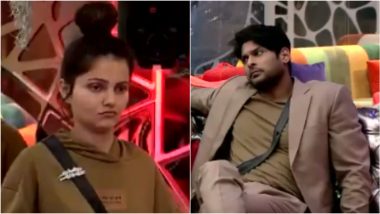 Bigg Boss 14: Sidharth Shukla Calls Rubina Dilaik Selectively Dumb, Feels She Is Less Entertaining Than Eijaz Khan (Watch Video)