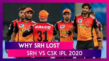 Hyderabad vs Chennai IPL 2020: 3 Reasons Why Hyderabad Lost To Chennai