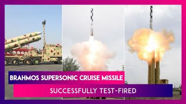 Brahmos Supersonic Cruise Missile Successfully Test-Fired Off The Coast Of Balasore In Odisha; PM Narendra Modi & Defence Minister Rajnath Singh Congratulates The Team