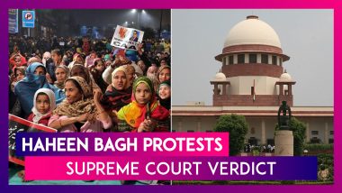 Shaheen Bagh Protests: Occupying Public Places Is Not Acceptable, Protests Can Be Held At Designated Places Only, Says The Supreme Court While Hearing Petitions On Anti-CAA Protests