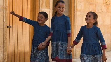 Sabyasachi Mukherjee Designs Ajrakh Block Print Uniforms for Underprivileged Jaisalmer Girls’ School, Twitterati in Praises (See Pictures)