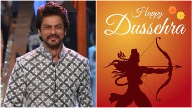 Dussehra 2020: Shah Rukh Khan Extends Wishes to His Fans, Reflects on the Triumph of Good Over Evil!