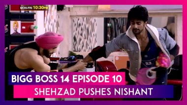 Bigg Boss 14 Episode 10 Sneak Peek 02 | Oct 15 2020: Shehzad Pushes Nishant Rudely