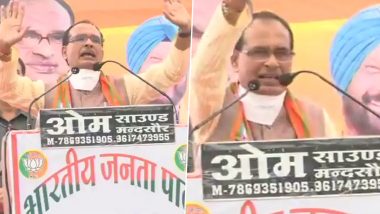 Madhya Pradesh Bypolls 2020: Shivraj Singh Chouhan Hits Out at Kamal Nath, Says a CM 'Takes People Out of Troubles; Watch Video