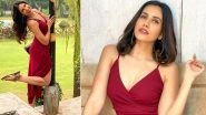 Sonnalli Seygall Is Back to the Chaotic Shoot Life With a Red Hot Thigh-High Slit Gown!