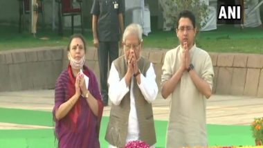 Lal Bahadur Shastri 116th Birth Anniversary: Sons of Former Prime Minister Sunil and Anil Shastri Pay Tribute to Him at Vijay Ghat