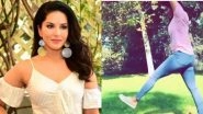 Sunny Leone Does a Perfect Cartwheel, Says &lsquo;Just Being a Kid With the Kids&rsquo; (Watch Video)