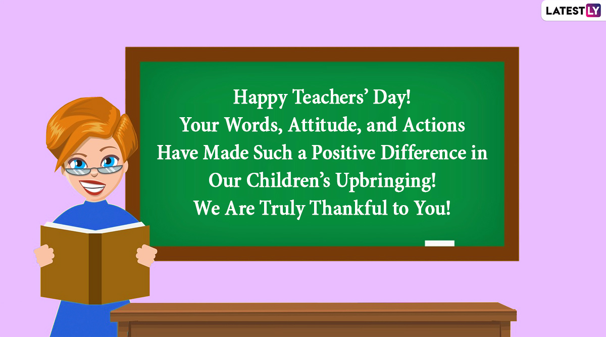 World Teacher’s Day 2020 Greetings: WhatsApp Stickers, Facebook ...