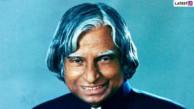 APJ Abdul Kalam 89th Birth Anniversary: Top 9 Inspiring Quotes of India's 'Missile Man' to Mark World Students Day