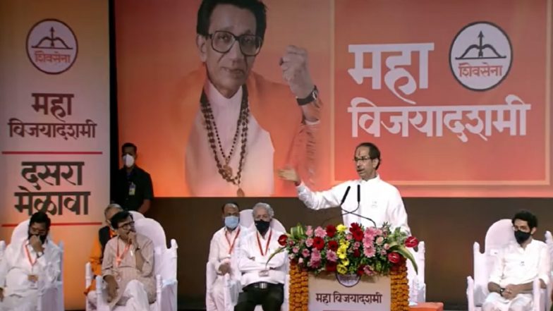 Uddhav Thackeray at Shiv Sena's Dussehra Rally: If GST Has Failed, Revert to Old Tax System