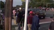 Donald Trump Leaves Hospital Briefly to Greet Supporters Outside, US President's Visit Came Shortly After He Promised His Supporters a 'Surprise'; Watch Video