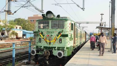Pasumai Locomotive: Southern Railway Adds Eco-Friendly Battery-Operated Dual-Mode Shunting Loco to Its Fleet, View Pics