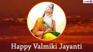 Valmiki Jayanti 2020 HD Images and Wallpapers For Free Download Online: WhatsApp Messages, Facebook Photos, SMS Greetings to Send on Pargat Diwas