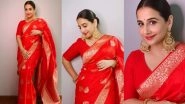 Vidya Balan&rsquo;s Rapturous Banarasi Weave Is Stunningly Affordable!