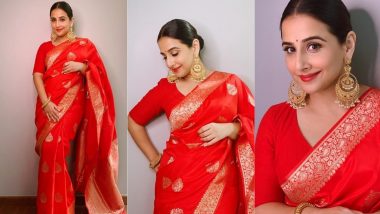 Vidya Balan’s Rapturous Banarasi Weave Is Stunningly Affordable!