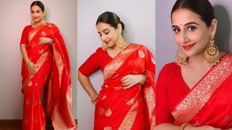 Vidya Balan&rsquo;s Rapturous Banarasi Weave Is Stunningly Affordable!
