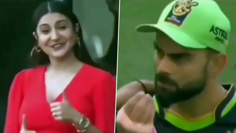 Anushka Sharma And Virat Kohli's Viral Video From The RCB VS MI Match Is Cute