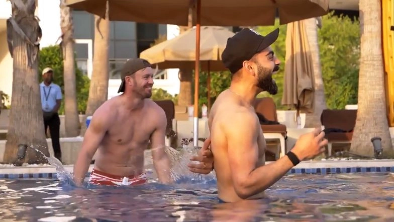 Virat Kohli, AB de Villiers & Other RCB Stars Relax in Pool After High-Voltage Match