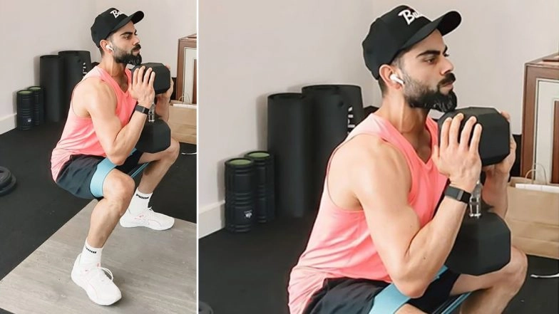 Virat Kohli Shares Picture From Workout Session Ahead of RCB vs KXIP Clash in Dream11 IPL 2020