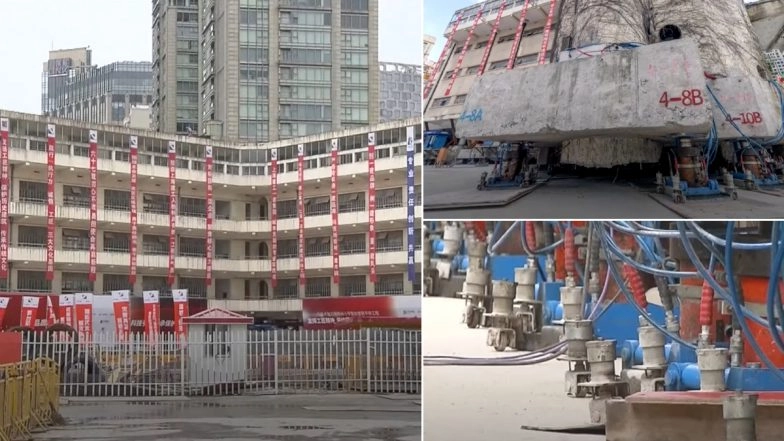 Walking' Building in China's Shanghai, Watch Relocation Video of 85-Year-Old School Building 