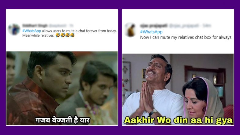 WhatsApp 'Always' Mute Option is Here and So Are The Funny Memes: Netizens Celebrate The Newest Feature of Messaging App With Jokes on Family Groups and Good Morning Messages
