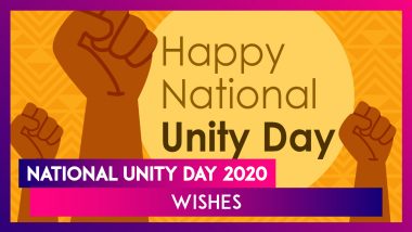 National Unity Day 2020 Wishes & Messages to Celebrate Birth Anniversary of Sardar Vallabhbhai Patel