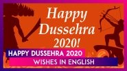 Happy Dussehra 2020 Greetings, WhatsApp Messages, Photos & Dasara Wishes to Send on Vijayadashami