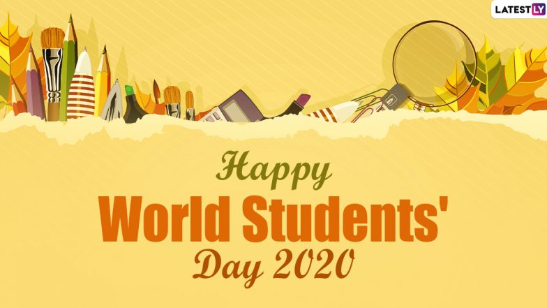 World Students' Day 2020 Wishes: WhatsApp Stickers, Facebook Greetings, GIF Images, Instagram Stories, SMS and Messages to Send Students