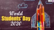 Happy Students&rsquo; Day 2020 Images & HD Wallpapers For Free Download Online: Wish Vishwa Vidyarthi Divas With WhatsApp Messages and GIF Greetings