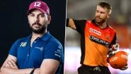Yuvraj Singh Hilariously Trolls David Warner as SRH Captain Launches His YouTube Channel