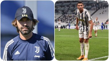Andrea Pirlo Praises Cristiano Ronaldo Ahead of Juventus vs Napoli, Serie A 2020, Says ‘He Is The First One To Arrive & Last One to Leave the Training’