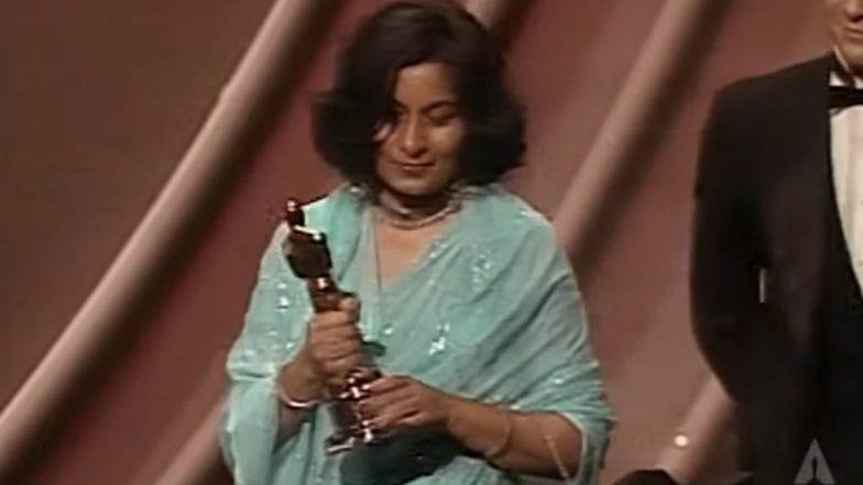 Bhanu Athaiya Dies at 91: See Costume Designer's Oscar-Winning Moment For Gandhi and the Reason She Returned Her Academy Award (Watch Video)