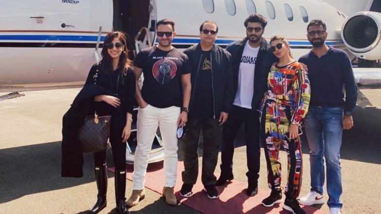 Bhoot Police: Yami Gautam, Jacqueline Fernandez, Saif Ali Khan, Arjun Kapoor Take Chartered Plane to First Shooting Location (See Pic)