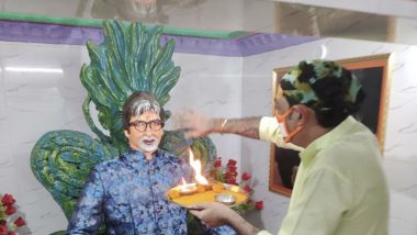 Big B Turns 78: Amitabh Bachchan Temple Hosts Virtual Meet for 'Guru' with His EF