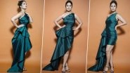 Bigg Boss 14: Hina Khan's Peacock Green Dress Proves How Solid Colours Can Look Alluring if Worn Right (View Pics)