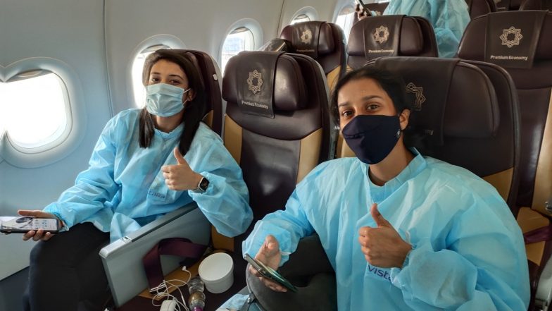 Mithali Raj, Harmanpreet Kaur, Smriti Mandhana, Jemimah Rodrigues Reach UAE for Women’s T20 Challenge 2020, IPL Shares Pictures of Team Supernovas, Trailblazers & Velocity