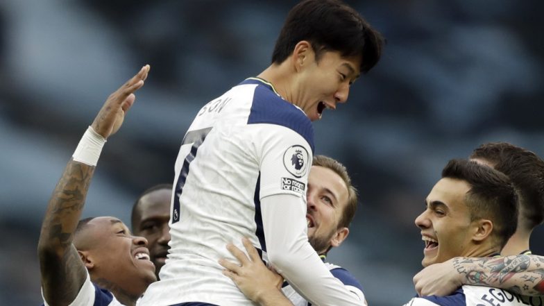 Harry Kane & Son Heung- min Score a Goal & Provide an Assist to Each Other During TOT vs WHU, Premier League Shares a Caricature Inspired by Shah Rukh Khan & Anushka Sharma’s ‘Jab Harry Met Sejal’