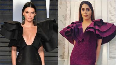 Diet Sabya Calls Out Bigg Boss 14 Contestant Nikki Tamboli for Copying Kendall Jenner's Redemption LBD (See Pic)