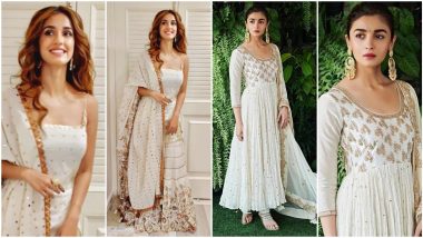 Navratri 2020 Day 3 Colour White: Disha Patani or Alia Bhatt - Whose Outfit Will You Like to Own?