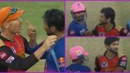 Rahul Tewatia has an Argument With Khaleel Ahmed and David Warner During SRH vs RR Dream11 IPL 2020, 'Fight' Video Goes Viral