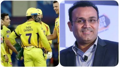 Virender Sehwag Takes a Sly Jibe at MS Dhoni-Led CSK After Their Defeat Against Sunrisers Hyderabad in Dream11 IPL 2020, Says ‘Chennai Test Kings Were at Net Practice’