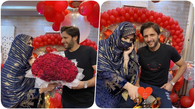 Shahid Afridi Shares Picture With Wife Nadia As Couple Celebrates 20th Wedding Anniversary