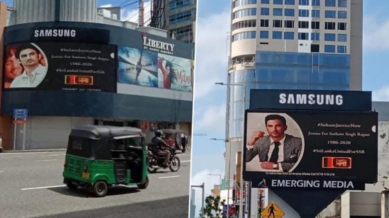 #Justice4SushantSinghRajput: Shweta Singh Kirti Shares Pics Of Billboards Set Up In Sri Lanka Seeking Justice For The Late Actor
