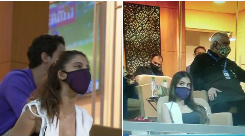 IPL 2020: Shah Rukh Khan's Daughter Suhana Khan Spotted at DC vs KKR Match at Sharjah Cricket Stadium (See Pics)