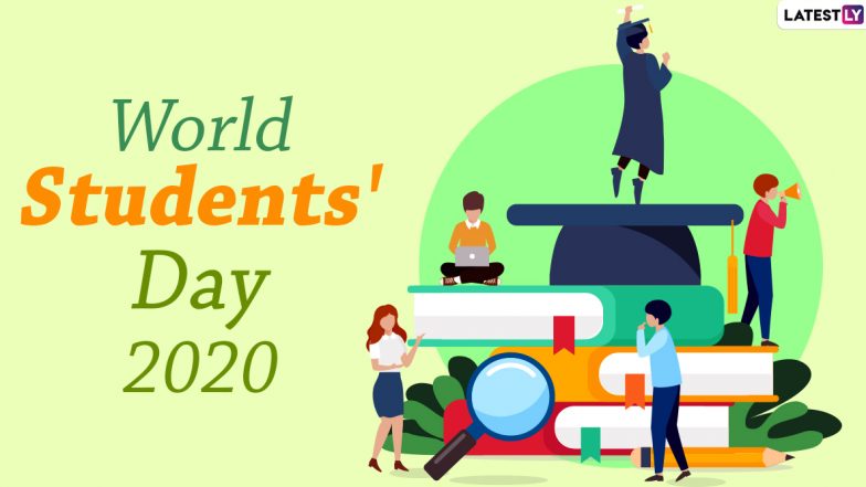 Happy World Students’ Day 2020 Greetings: WhatsApp Stickers, Facebook Messages, HD Images, GIFs, SMS and Quotes to Send Vishwa Vidyarthi Divas Wishes