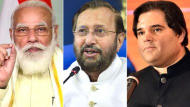 Amit Shah Birthday Wishes: PM Narendra Modi, Prakash Javadekar, Varun Gandhi and Other Leaders Wish the Home Minister On His 56th birthday