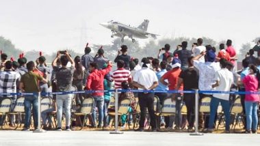 IAF Day 2020: Indian Air Force Carries Out Spectacular Air Display at Hindon Air Base in Ghaziabad on Its 88th Anniversary Today; See Pics and Videos