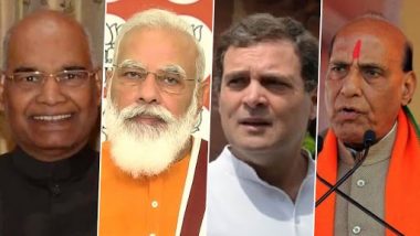 Dussehra 2020 Wishes: PM Narendra Modi, Rajnath Singh, Rahul Gandhi and Other Political Leaders Greet Nation on Vijayadashami