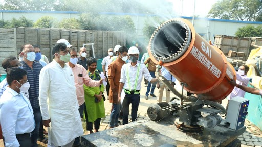 Gopal Rai, Delhi Environment Minister, Monitors Demolition Work at Pragati Maidan and FICCI, Instructs to Follow Measures to Stop Dust-Pollution